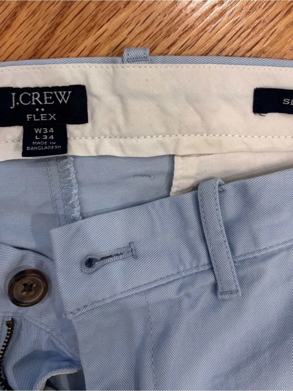 J. Crew Pale Blue Men's Chino Pants